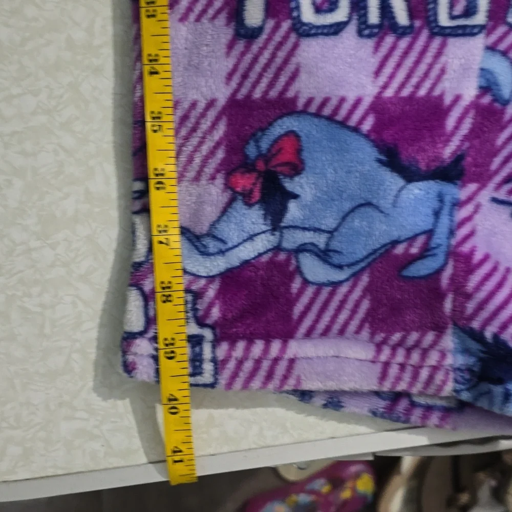 Eeyore Do‎ Not Disturb Fleece Pajama Pants Size XLARGE 16-18 - Picture 10 of 11